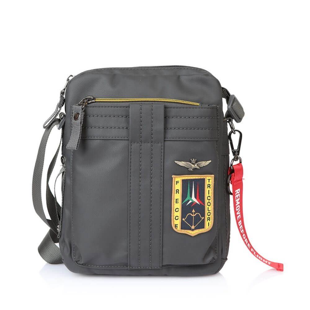 Aeronautica Militare Ανδρικό Τσαντάκι Χιαστί Γκρί AM-341 ANTRACITE