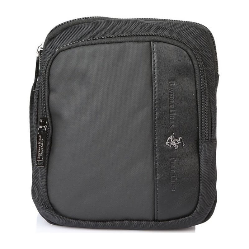 Beverly Hills Polo Club Ανδρικό Τσαντάκι Χιαστί BH - 1370 Μαύρο