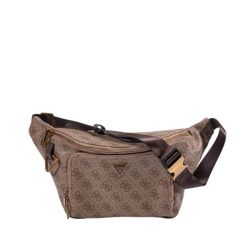 GUESS Ανδρικό Τσαντάκι Μέσης Μπέζ HMMILOP4256-BBO