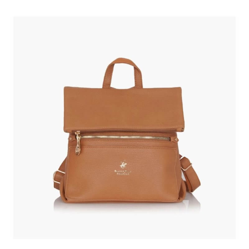 Beverly Hills Polo Club Γυναικείο Σακίδιο Πλάτης Ταμπά BH - 4137 CUOIO