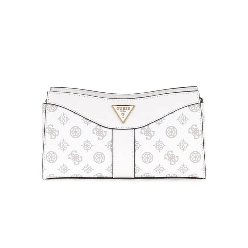 Guess Γυναικεία Τσάντα Χιαστί DORYS HWPG9521120-WHITE LOGO