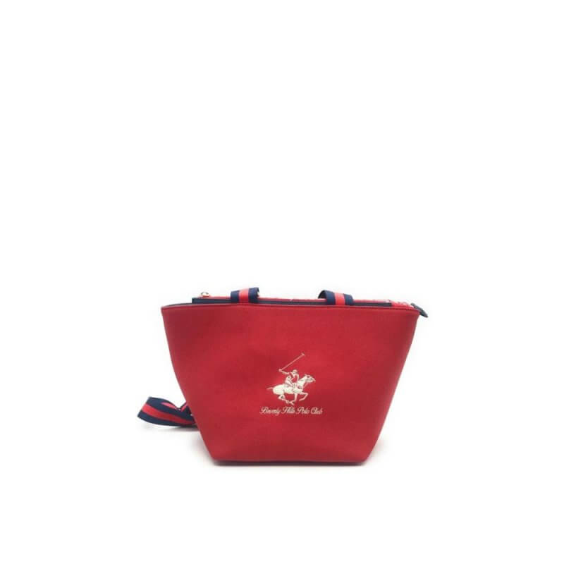 Beverly Hills Polo Club Γυναικεία Τσάντα Χειρός Κόκκινη BH-4081