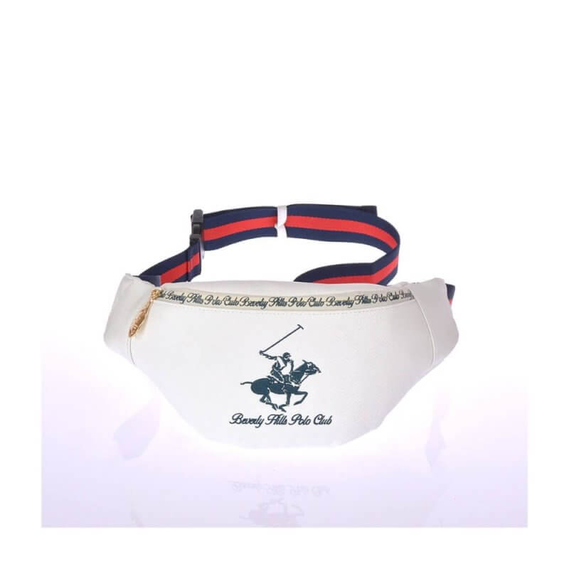 Beverly Hills Polo Club Γυναικείο Τσαντάκι Μέσης Λευκό BH-4085
