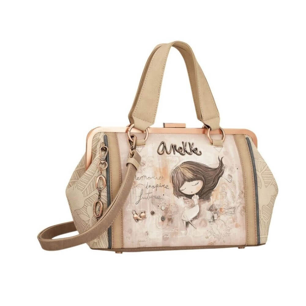 ANEKKE Memories Γυναικεία Τσάντα Χειρός Μπέζ 40801-009