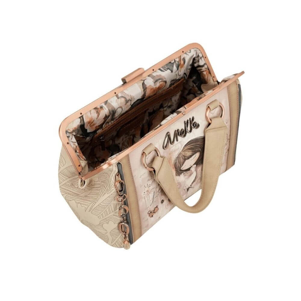 ANEKKE Memories Γυναικεία Τσάντα Χειρός Μπέζ 40801-009