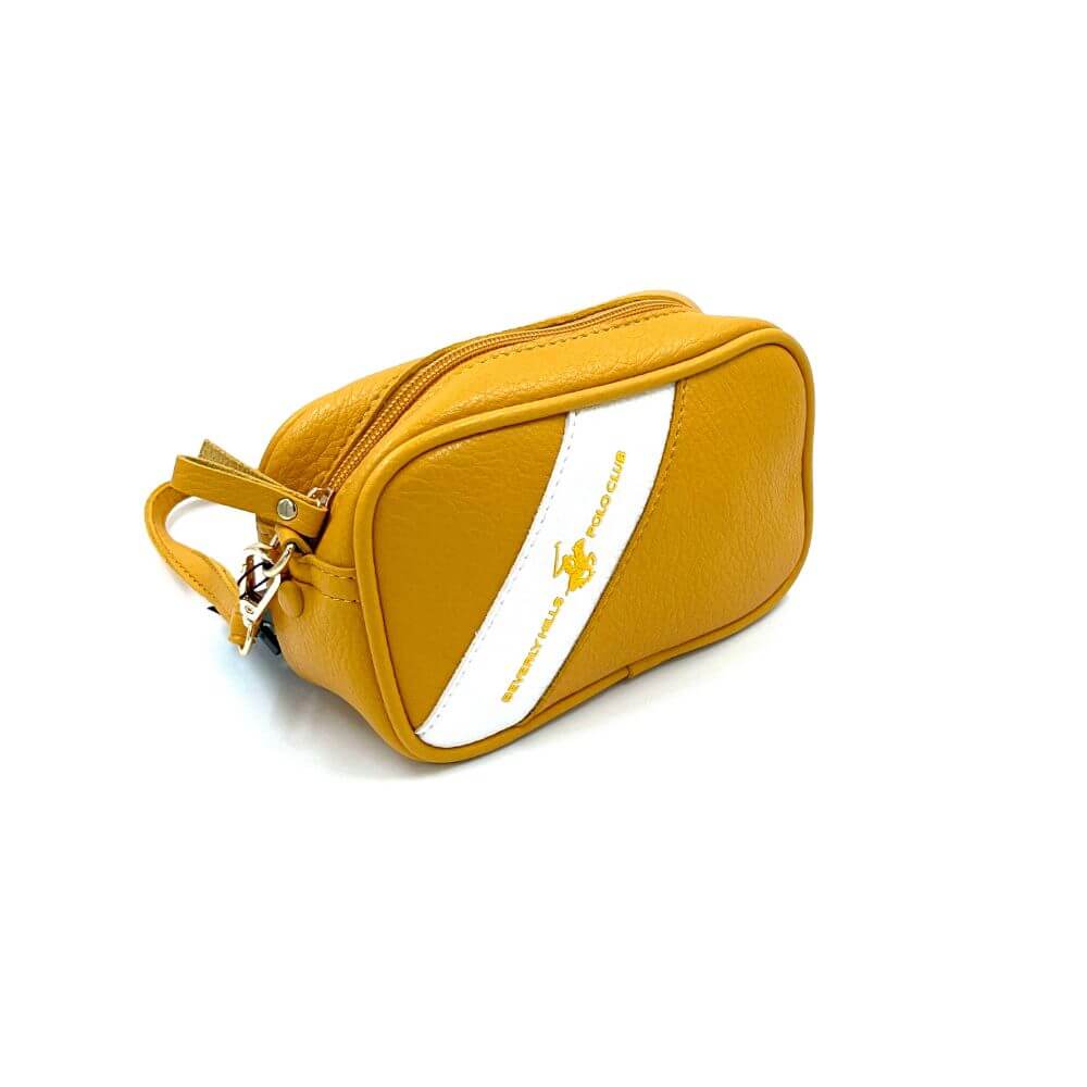 Beverly Hills Polo Club Γυναικεία Τσάντα Χιαστί Κίτρινη BH-2929 GIALLO