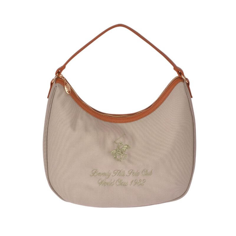 Beverly Hills Polo Club Γυναικεία Τσάντα Ώμου Μπέζ BH-4061 BEIGE