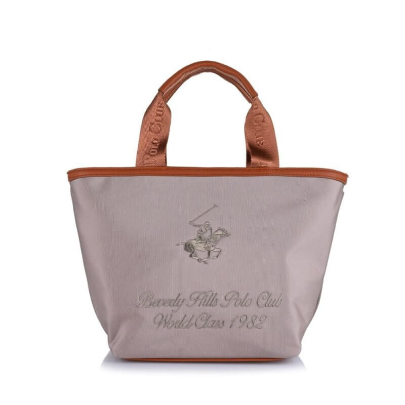 Beverly Hills Polo Club Γυναικεία Τσάντα Χειρός Μπέζ BH-4063 BEIGE