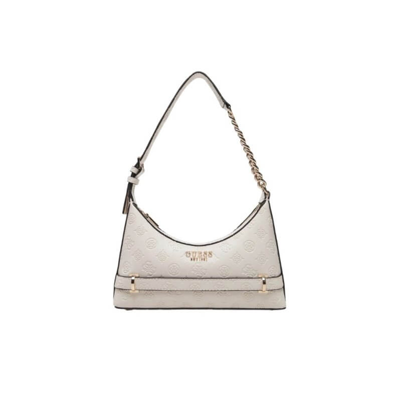 Guess Zarela Γυναικεία Τσάντα Ώμου Λευκή HWPD9630180-OFF WHITE LOGO