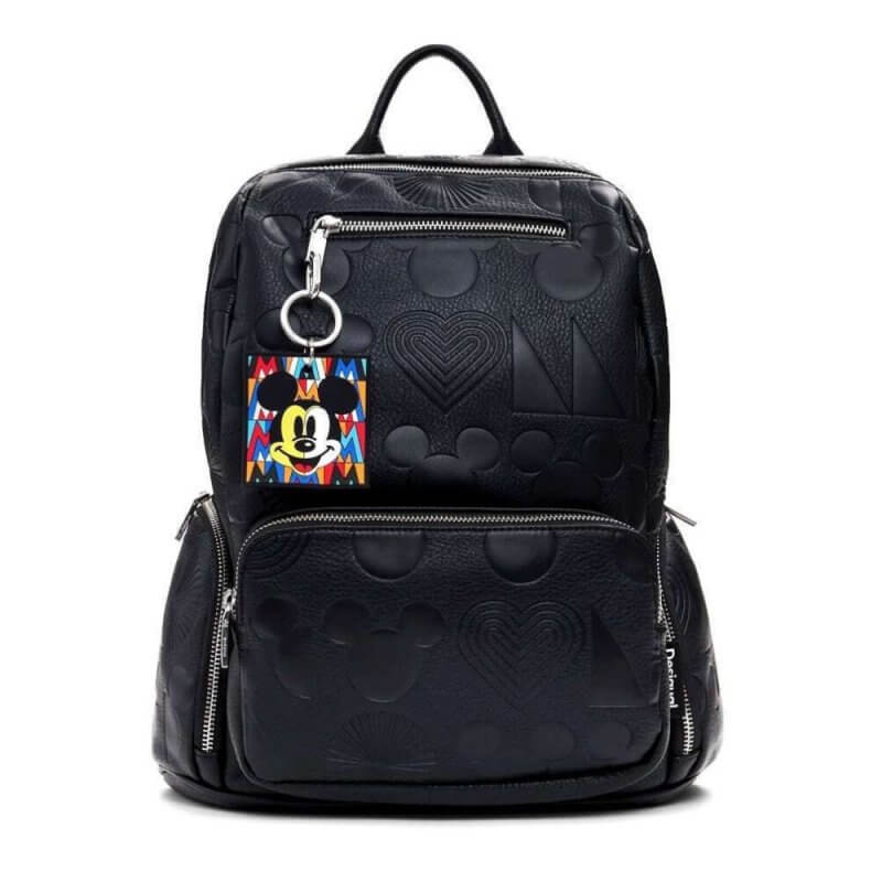 DESIGUAL Mickey Γυναικεία Τσάντα Πλάτης Μαύρη 25SAKP04/2000