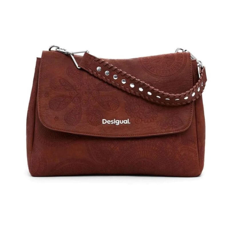 DESIGUAL Dejavu Posadas Γυναικεία Τσάντα Πλάτης Καφέ 25SAKPA8/6011