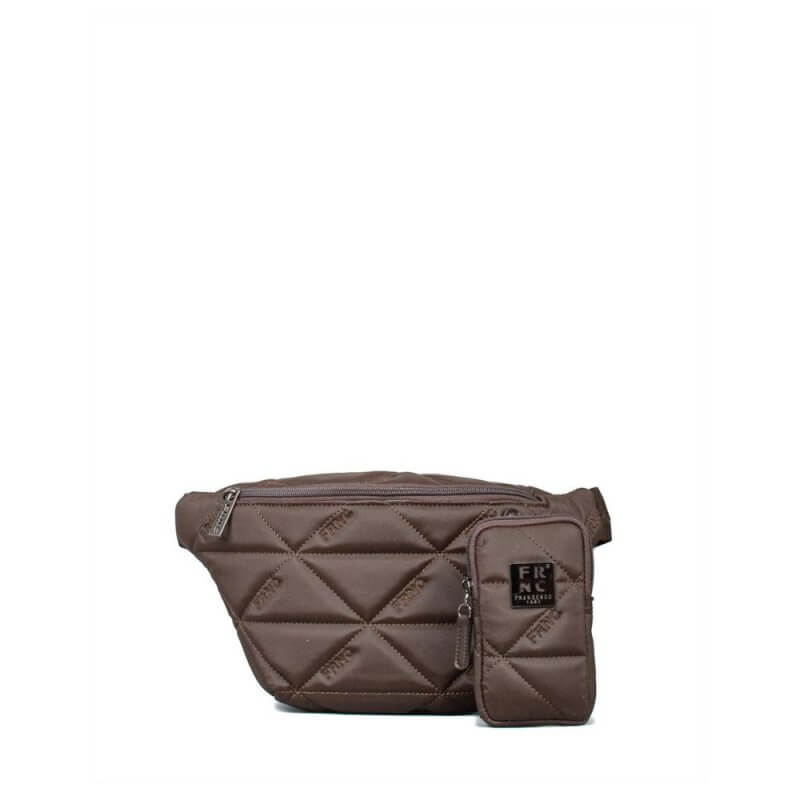 FRNC Γυναικεία Τσάντα Belt Bag Καφέ 4121W COF