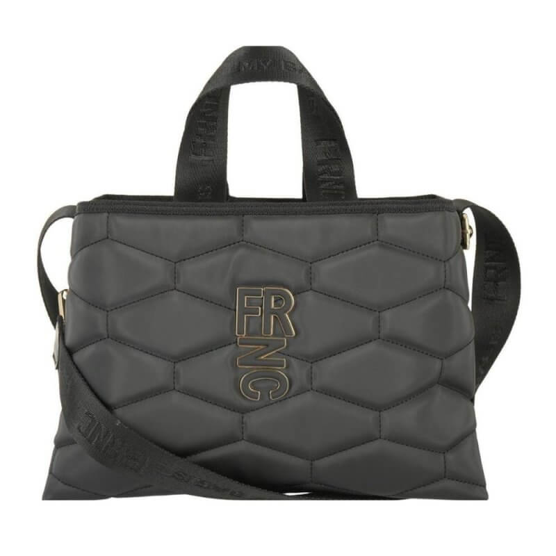 FRNC Γυναικεία Τσάντα Χειρός Μαύρη 4938W BLK