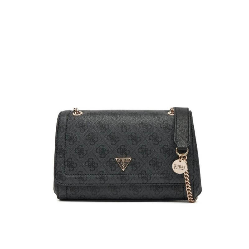 GUESS Noelle Γυναικεία Τσάντα Ώμου Γκρί HWSG9672210-CLO
