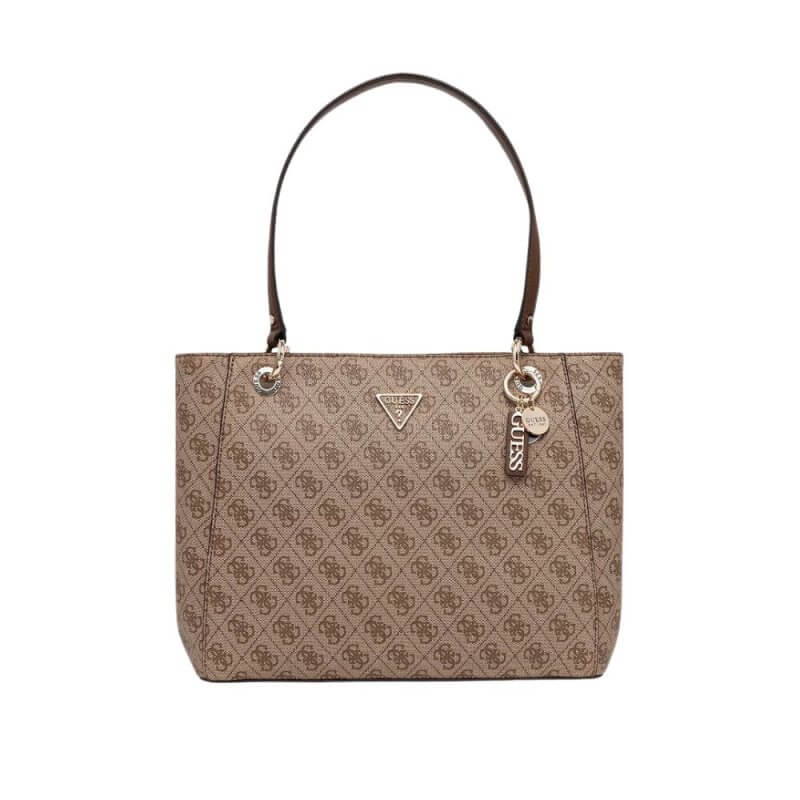 GUESS Noelle Γυναικεία Τσάντα Ώμου Μπέζ HWBG9672250-LTL
