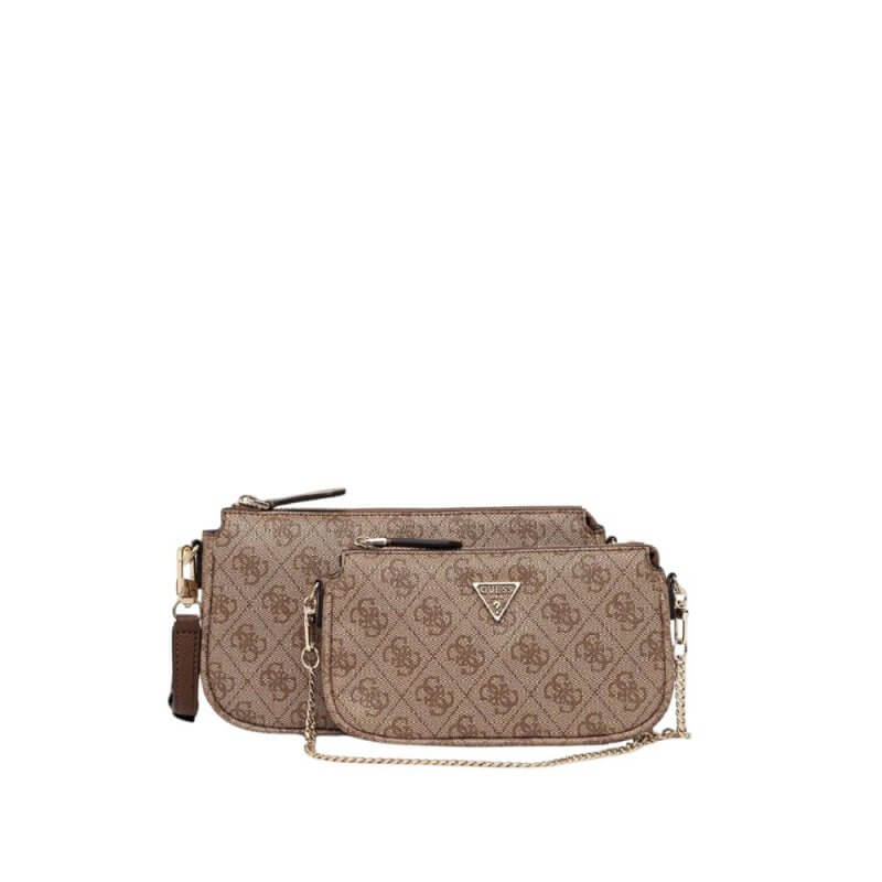 GUESS Noelle Mini Γυναικεία Τσάντα Ώμου Μπέζ HWBG9672710-LTL