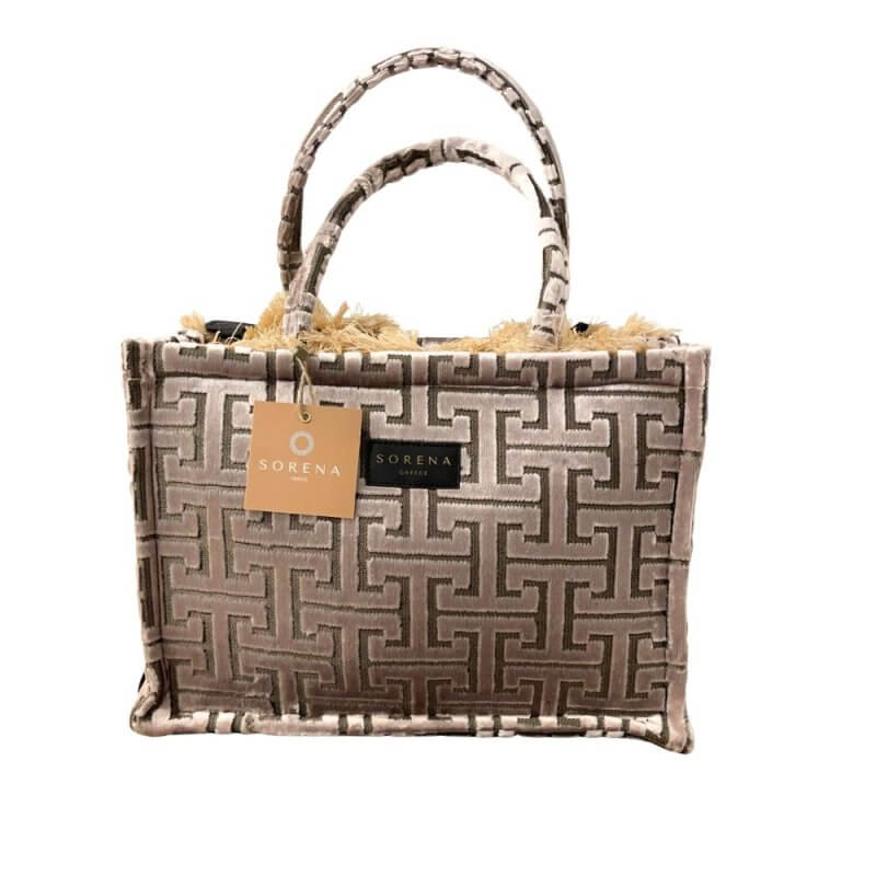 SORENA Daphne Medium Tote Bag Γυναικεία Τσάντα Χειρός Γκρί