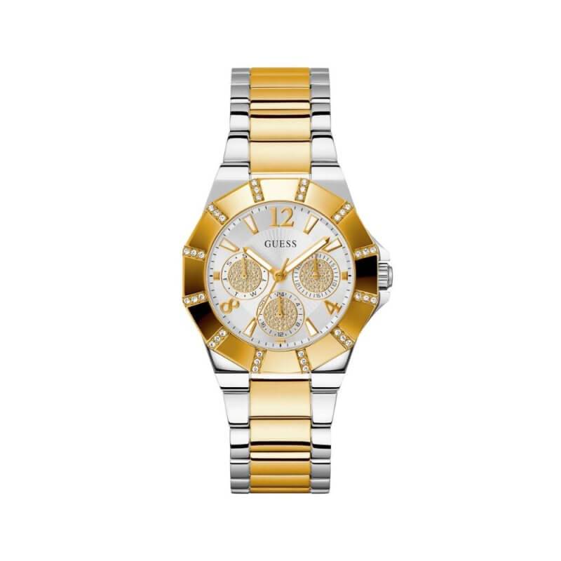 GUESS Sunray Γυναικείο Ρολόι Quartz Ακριβείας Δίχρωμο GW0616L2