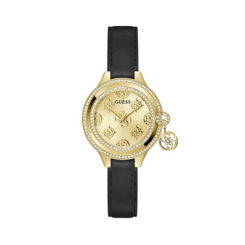 GUESS Charmed Γυναικείο Ρολόι Quartz Ακριβείας Χρυσό GW0684L3
