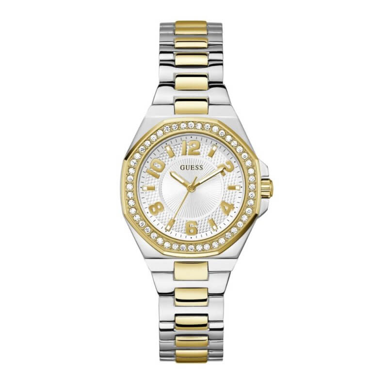 GUESS Contessa Γυναικείο Ρολόι Quartz Ακριβείας Δίχρωμο GW0877L5