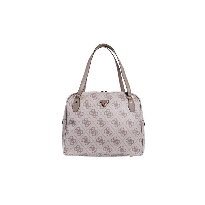 GUESS Berta Travel Γυναικεία Τσάντα Ταξιδίου Γκρί HWOB86889160-DARK TAUPE