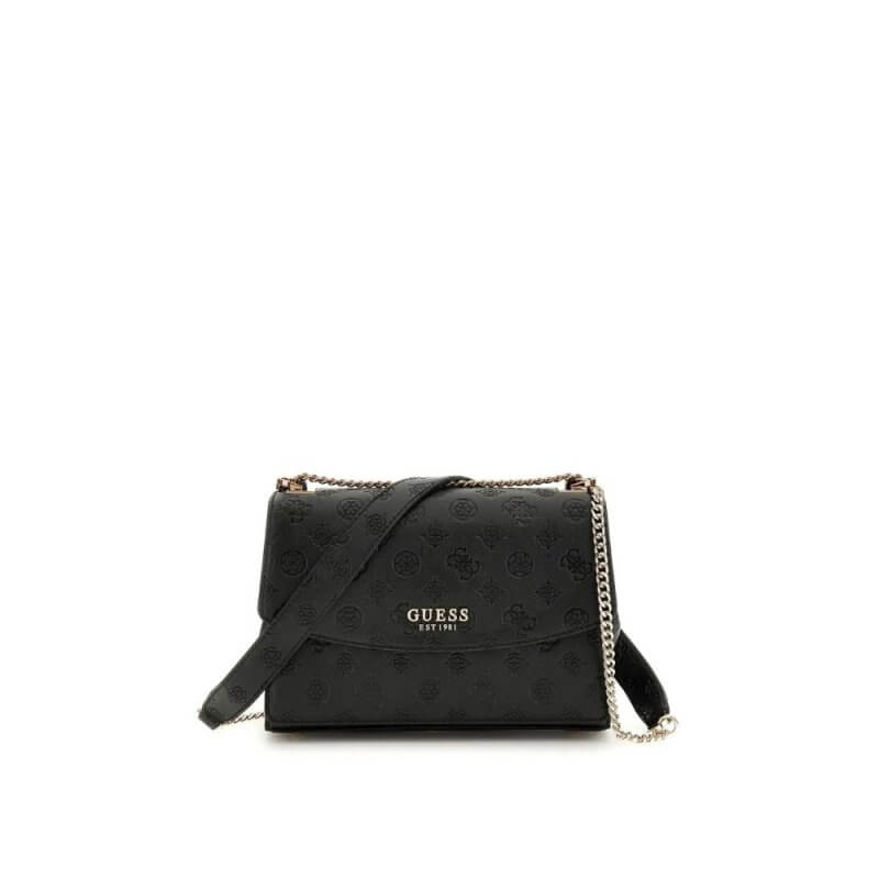 GUESS Phoebe Γυναικεία Τσάντα Ώμου Μαύρη HWPD9665210-BLACK
