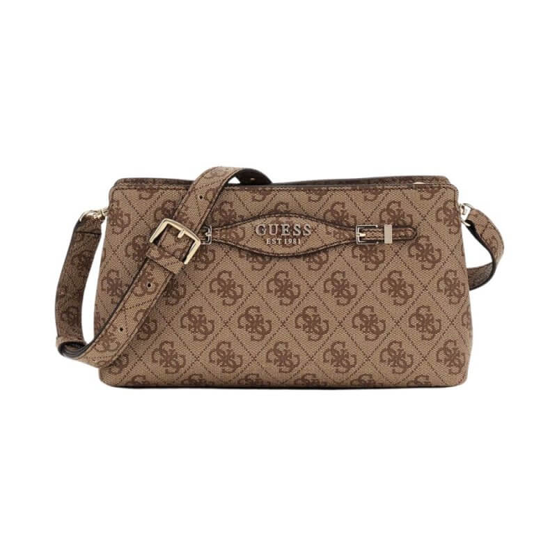 GUESS Katya Γυναικεία Τσάντα Χιαστί Μπέζ HWSG9652120-LTL
