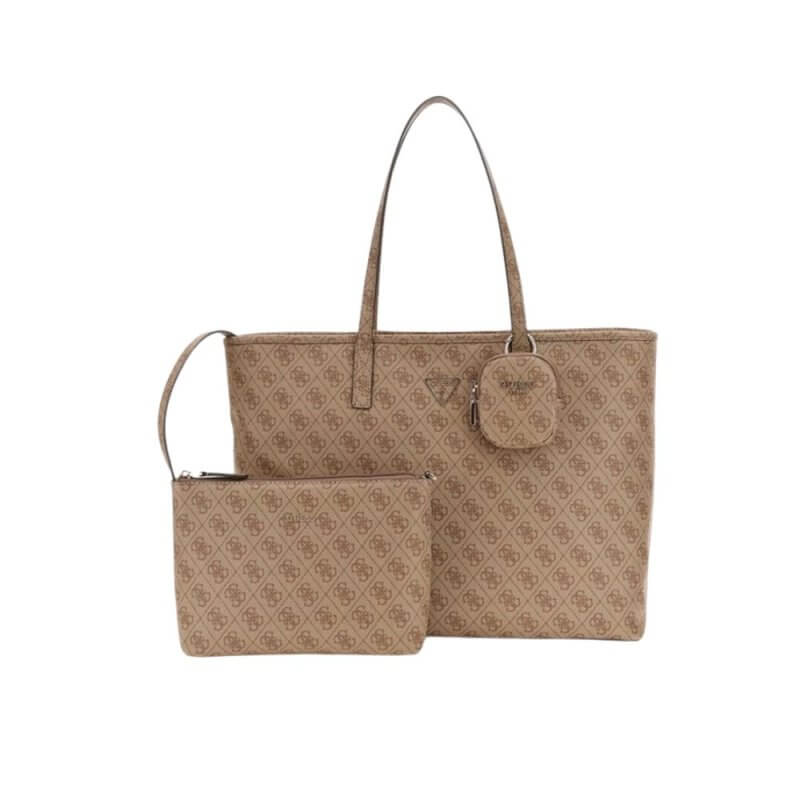 GUESS Power Play Γυναικεία Τσάντα Ώμου Μπέζ HWSL7124240-LTL