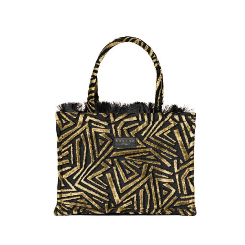 SORENA SYLVANA Medium Tote Bag Γυναικεία Τσάντα Χειρός Μαύρη