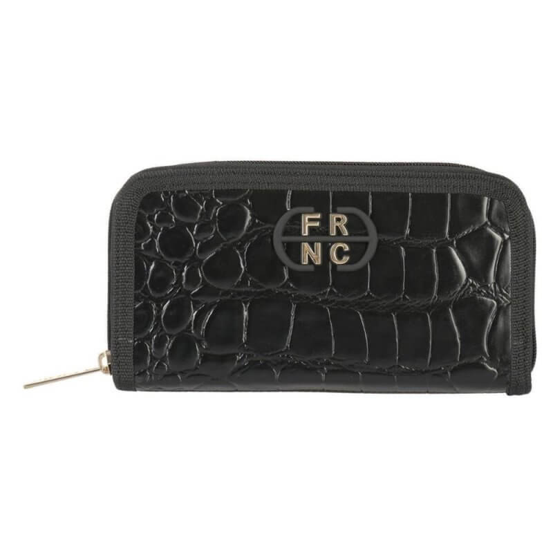 FRNC Γυναικείο Πορτοφόλι Κασετίνα Μαύρο W-5904 BLK