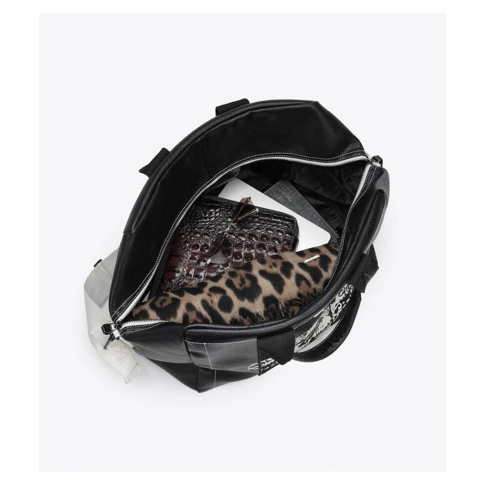 AXEL ACCESSORIES Γυναικεία Τσάντα Χειρός Μαύρη 1010-3489