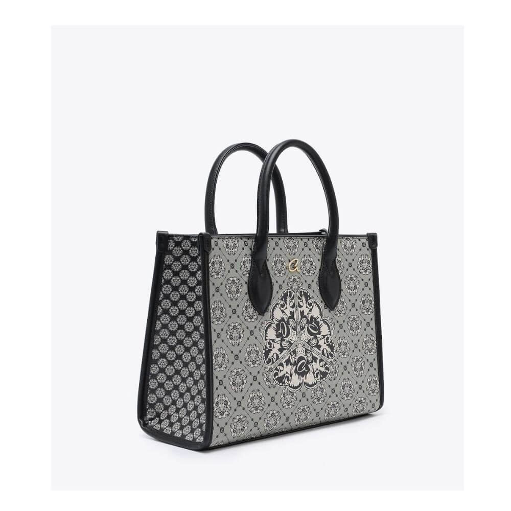 AXEL ACCESSORIES Γυναικεία Τσάντα Χειρός Γκρί 1010-3493