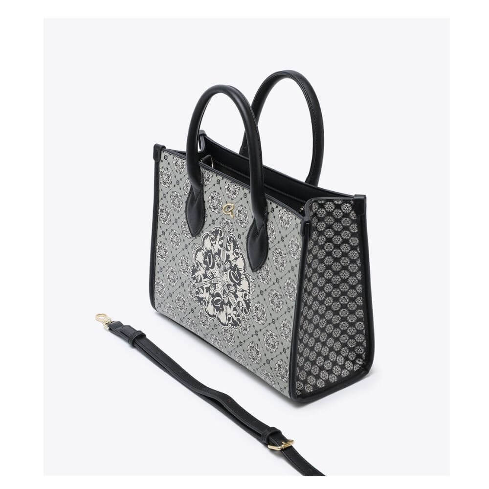 AXEL ACCESSORIES Γυναικεία Τσάντα Χειρός Γκρί 1010-3493