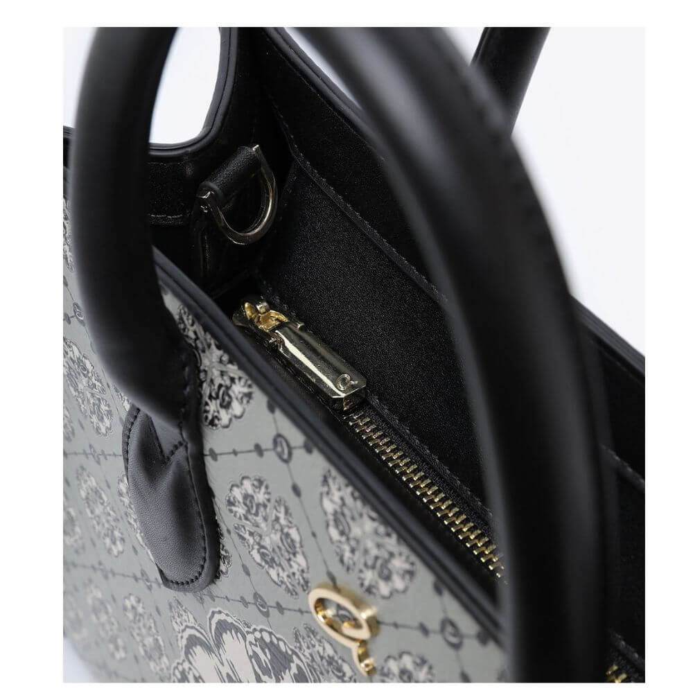 AXEL ACCESSORIES Γυναικεία Τσάντα Χειρός Γκρί 1010-3493