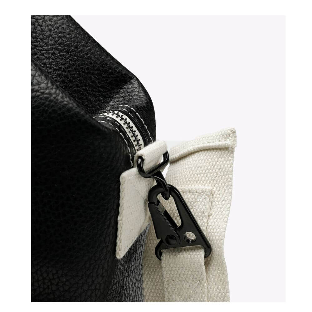 AXEL ACCESSORIES Γυναικεία Τσάντα Χειρός Μαύρη 1024-0024