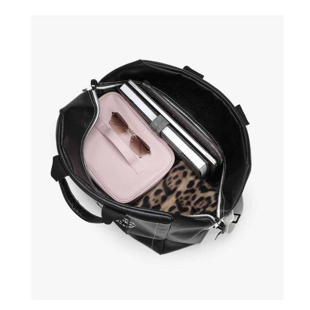 AXEL ACCESSORIES Γυναικεία Τσάντα Χειρός Μαύρη 1024-0024