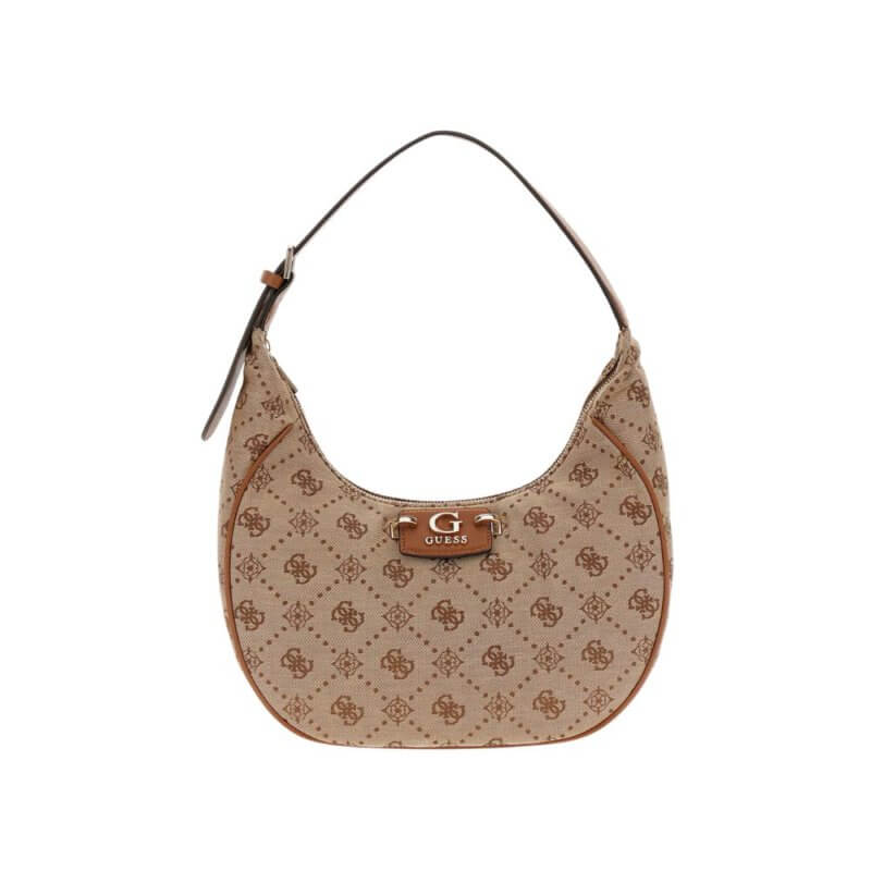 GUESS Neda Γυναικεία Τσάντα Ώμου Μπέζ HWJP9654020-LTL