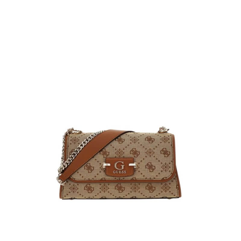 GUESS Neda Γυναικεία Τσάντα Ώμου Μπέζ HWJP9654210-LTL