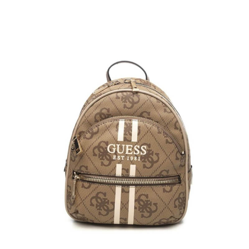 GUESS Manhattan Γυναικεία Τσάντα Πλάτης Μπέζ HWOS7118320-LTL
