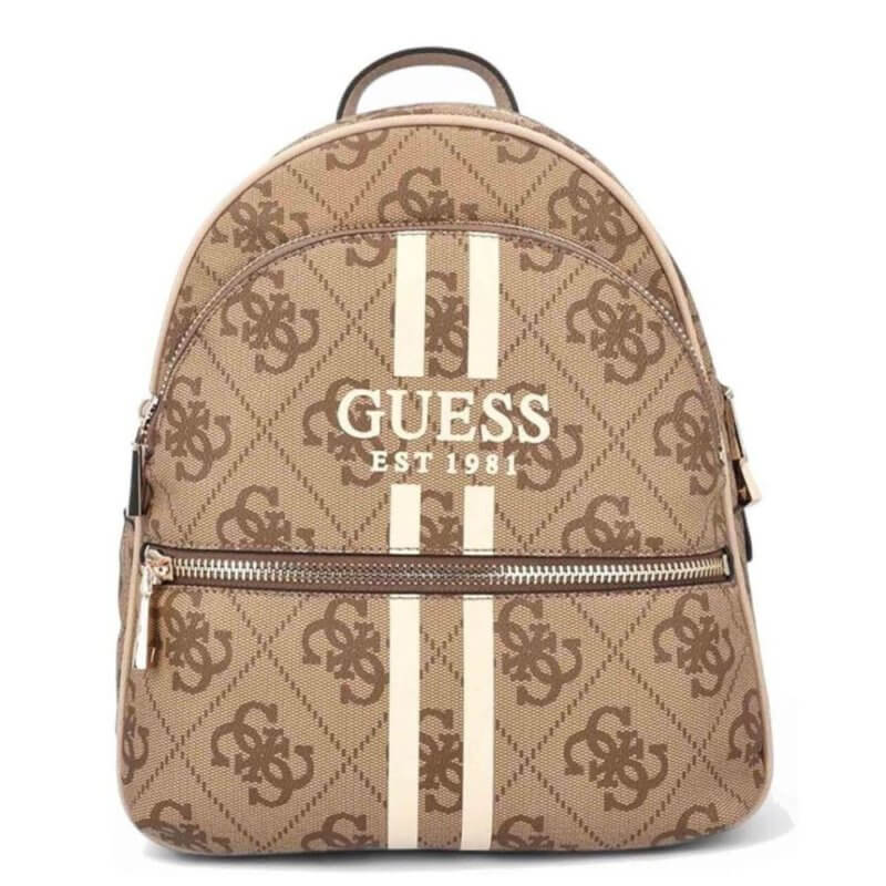 GUESS Manhattan Γυναικεία Τσάντα Πλάτης Μπέζ HWOS7118330-LTL