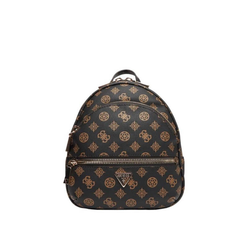 GUESS Manhattan Γυναικεία Τσάντα Πλάτης Καφέ HWPG7118320-MOCHA LOGO