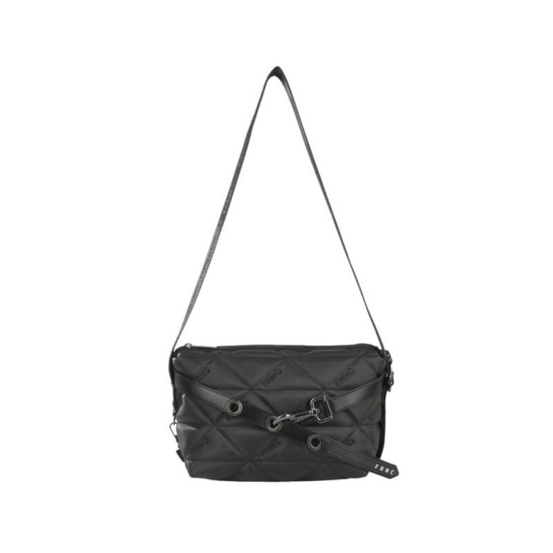 FRNC Γυναικεία Τσάντα Χιαστί Μαύρη 4150-BLK