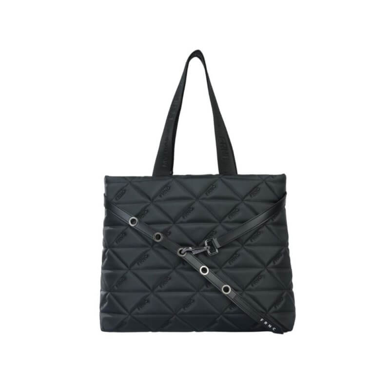 FRNC Γυναικεία Τσάντα Ώμου Μαύρη 4158-BLK