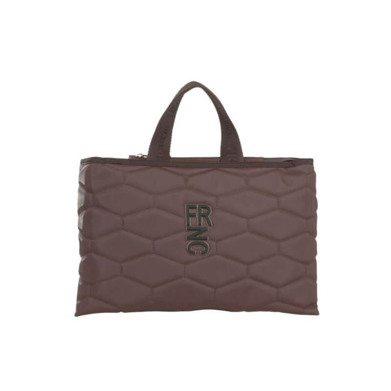 FRNC Γυναικεία Τσάντα Ώμου Καφέ 4939W COF