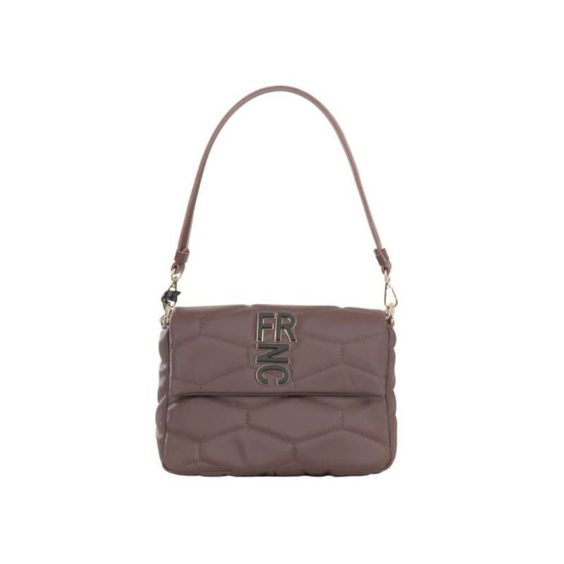 FRNC Γυναικεία Τσάντα Ώμου Καφέ 4942W COF