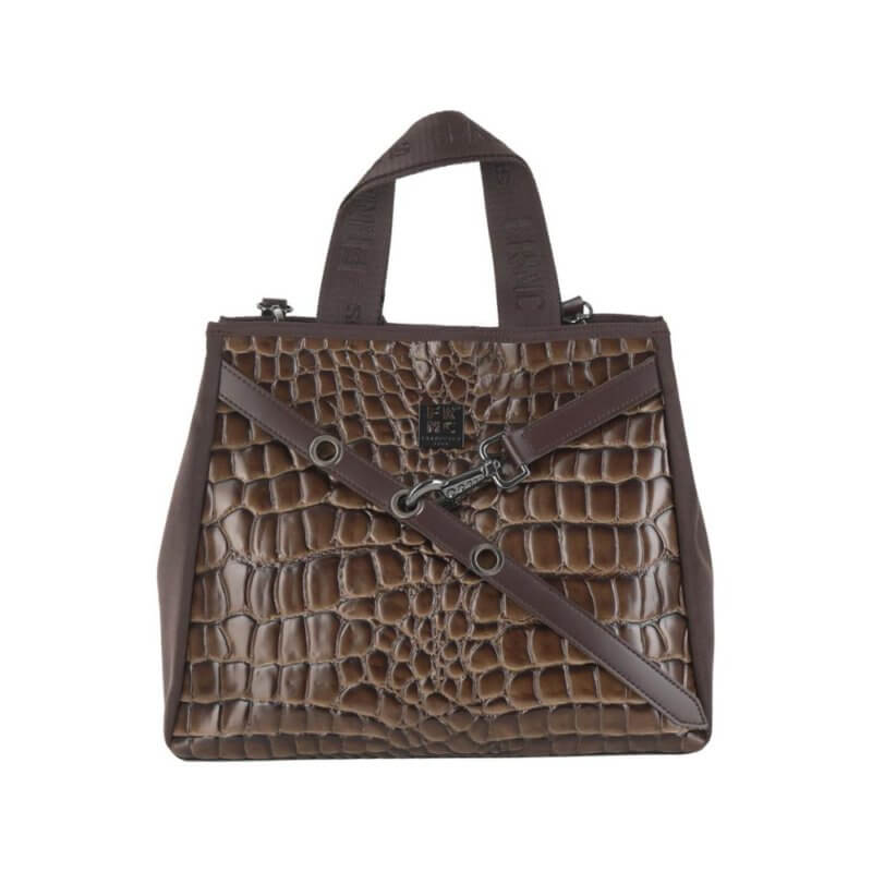 FRNC Γυναικεία Τσάντα Ώμου Καφέ 5923 COF