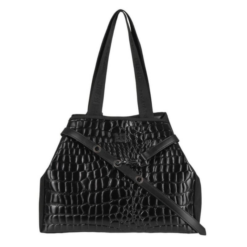 FRNC Γυναικεία Τσάντα Ώμου Μαύρη 5925 BLK