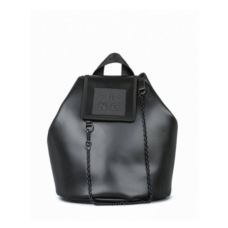 FRNC Γυναικεία Τσάντα Πλάτης Μαύρη 6014E BLK