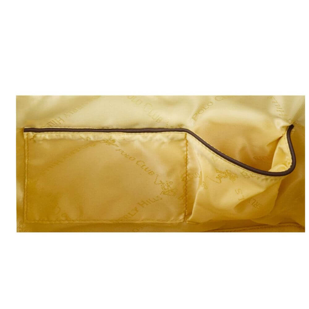 BEVERLY HILLS POLO CLUB Γυναικεία Τσάντα Ώμου Μπέζ BH-4210 MARRONE