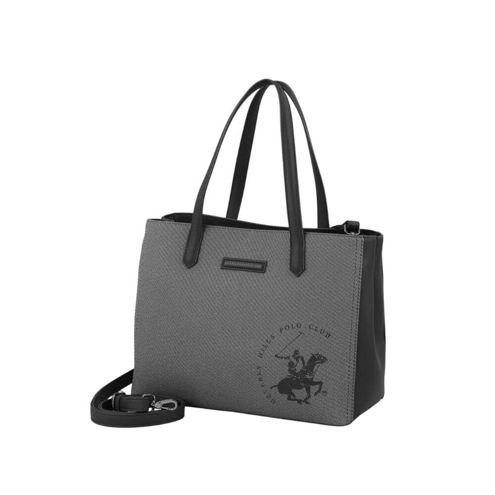 BEVERLY HILLS POLO CLUB Γυναικεία Τσάντα Ώμου Μαύρη BH-4210 NERO